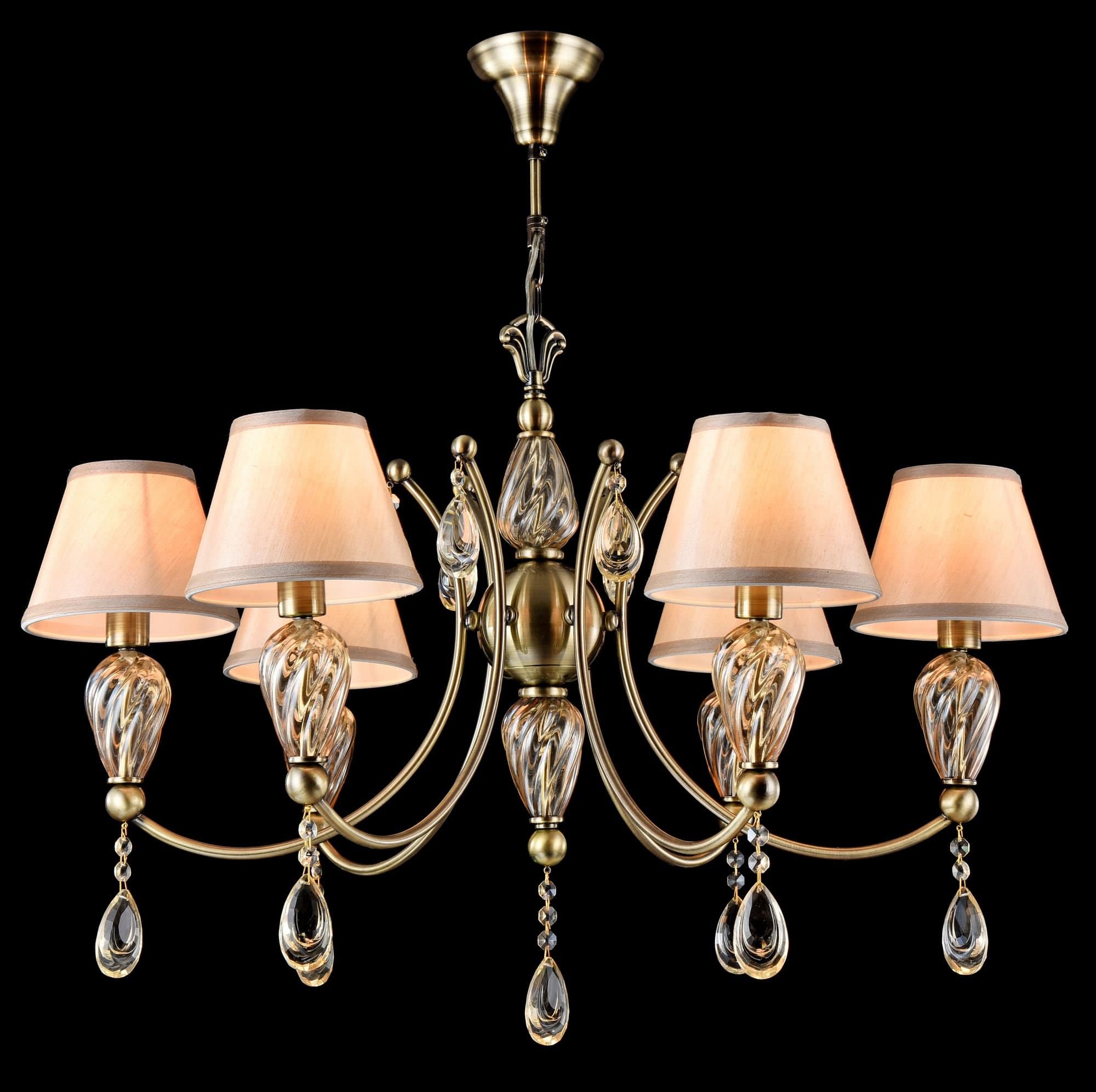 Maytoni Royal Classic Murano Бронза Люстра 6xE14 40W RC855-PL-06-R — миниатюра 2
