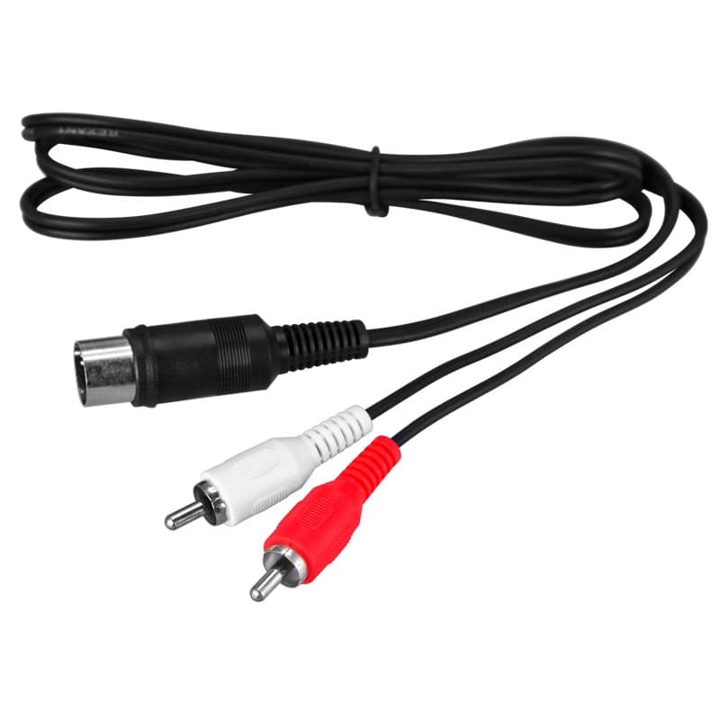 Шнур DIN 5PIN шт - 2 RCA шт 1.2М Rexant 17-2512-4