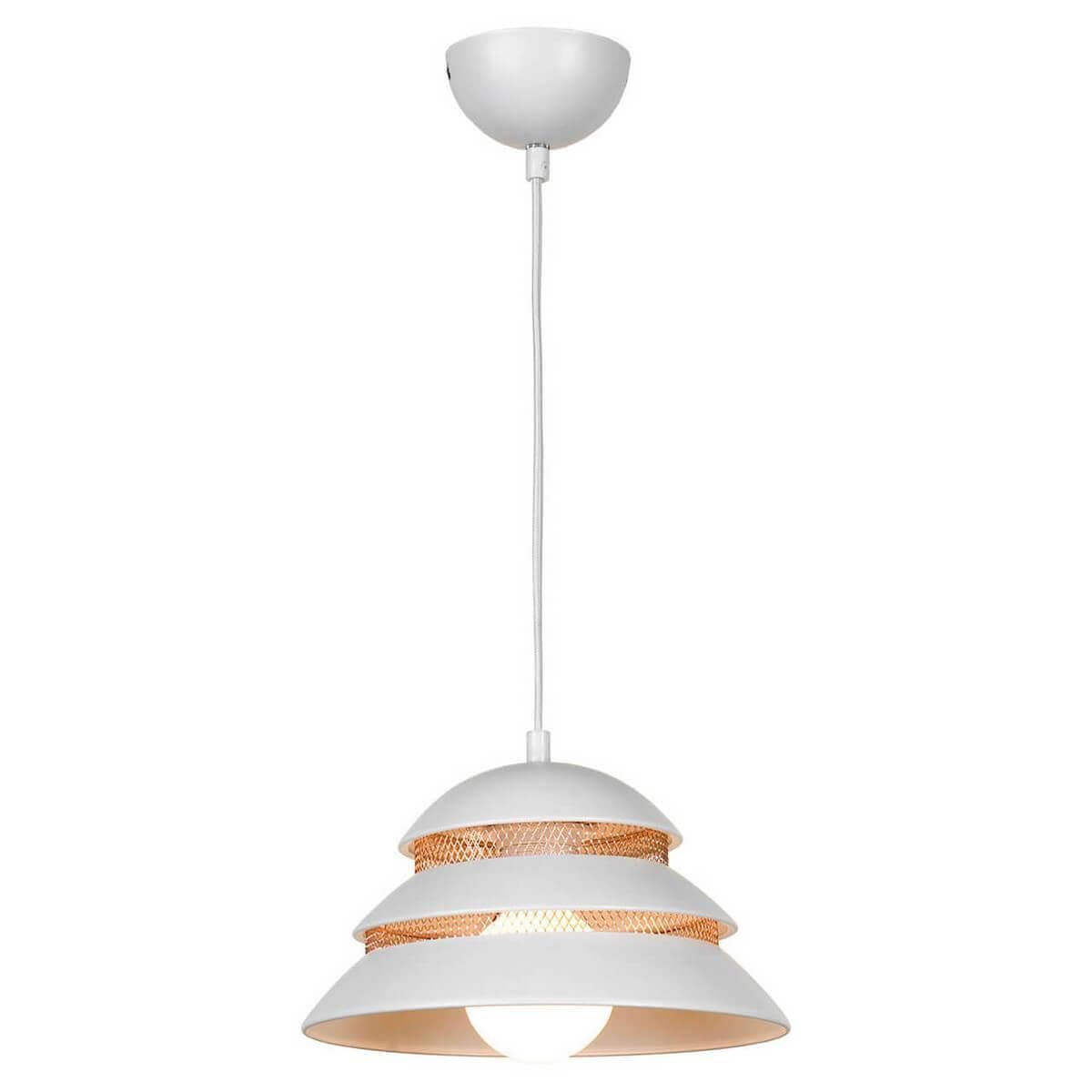 Lussole LOFT Металл Белый / медный Металл Подвес E27 40W LSP-8130