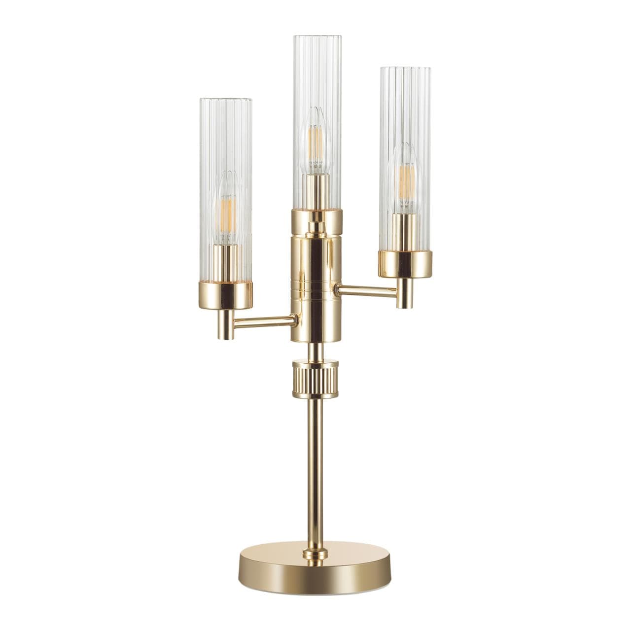 Lumion 5274/3T CLASSI LN23 золотой Настольная лампа E14 3*40W 220V KAMILLA
