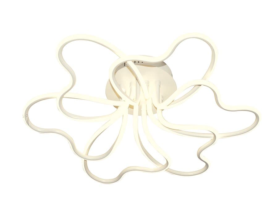 Ambrella Потолочный светодиодный светильник без пульта FL340/6 WH белый 102W 4200K D640*170 (Без ПДУ)