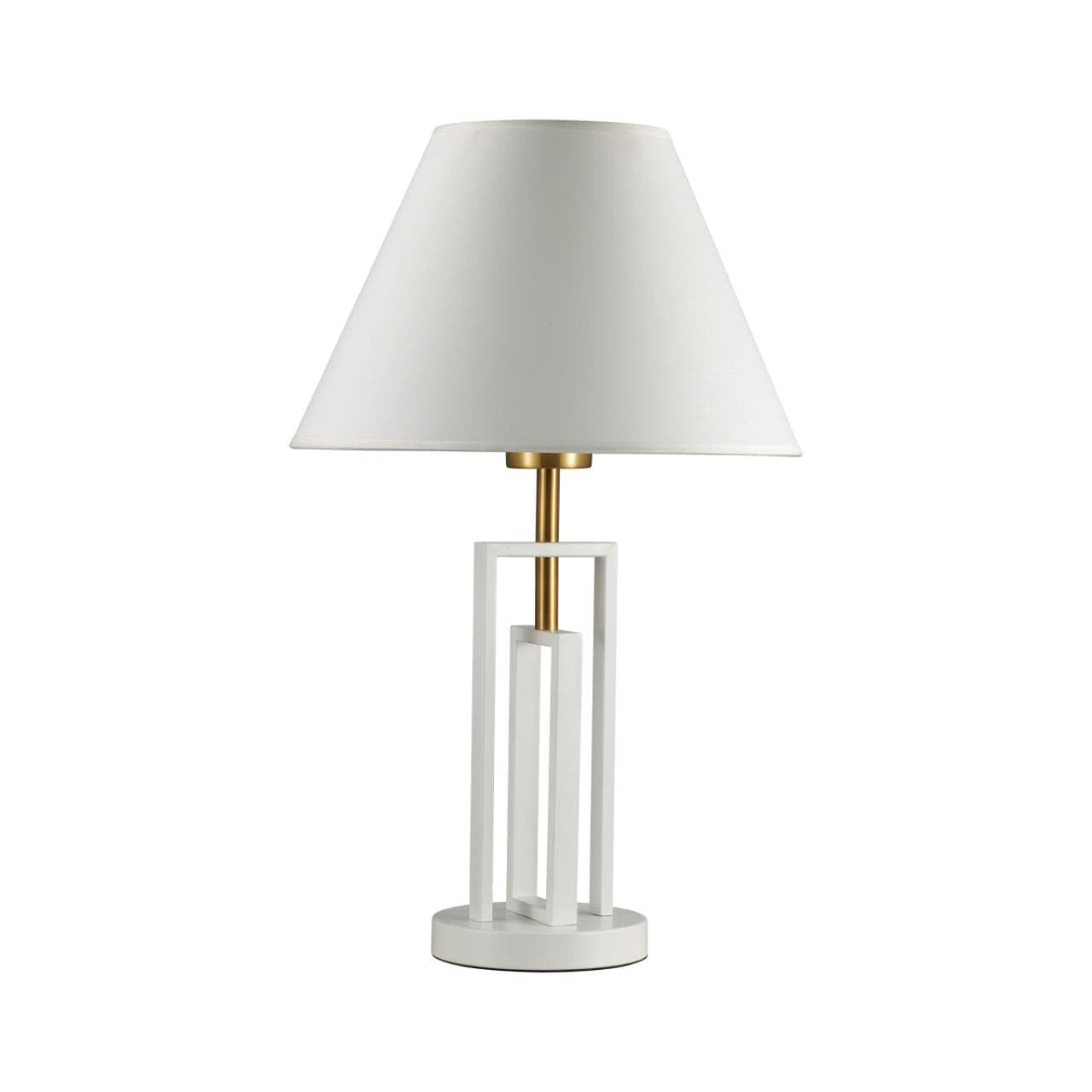 Lumion 5291/1T NEOCLASSI LN23 белый, латунь Настольная лампа E27 1*60W 220V FLETCHER