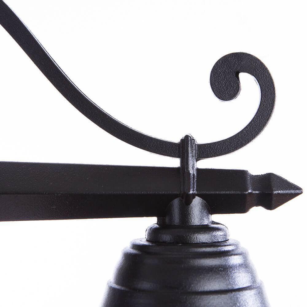 Arte Lamp Monaco Черный/Белый Светильник уличный настенный 100W E27 A1492AL-1BK — миниатюра 2