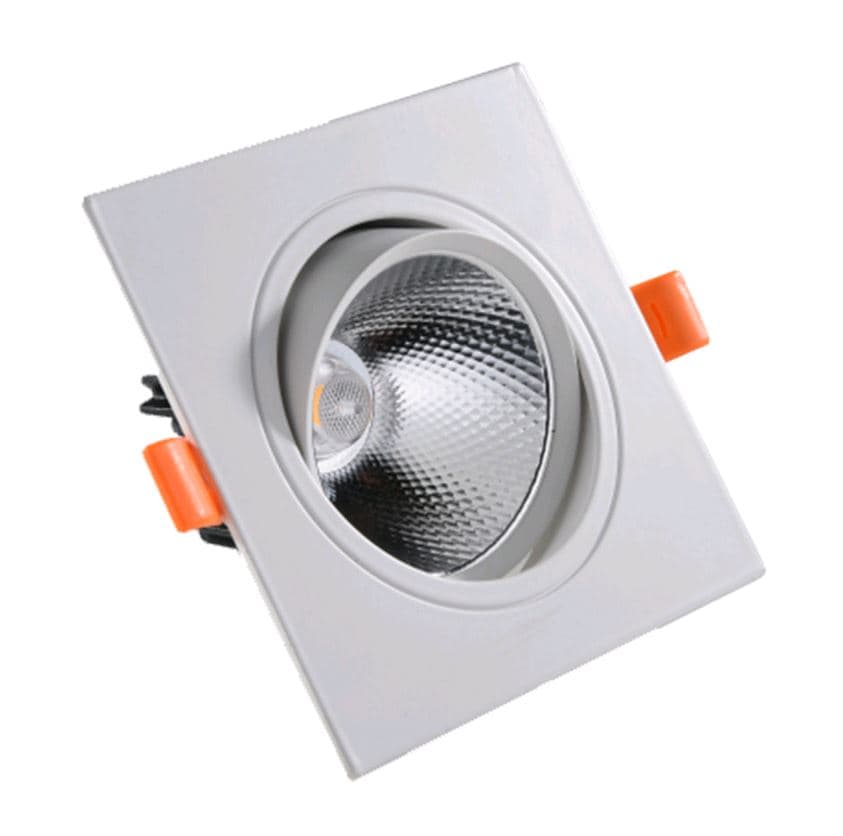 Kink Light 2130 Светильник встраиваемый белый w9,2*9,2 h7,5 Led 5W (4000K)