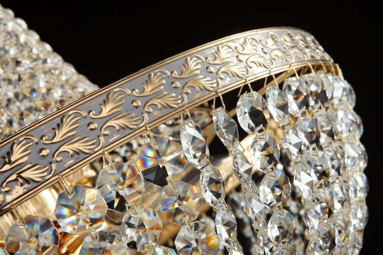 Maytoni Royal Classic Bella Золото Люстра 8xE14 60W DIA750-TT50-WG — миниатюра 7