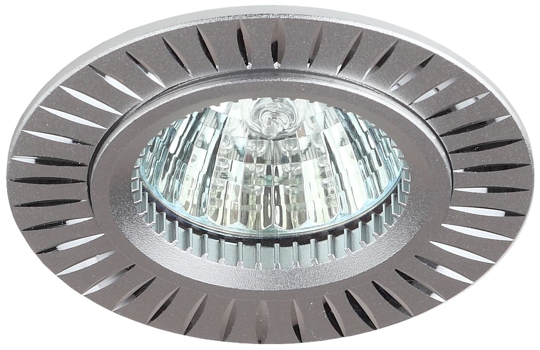 ЭРА KL31 AL/SL Серебро Светильник алюминиевый MR16,12V/220V, 50W
