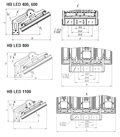 HB LED 400 D30 5000K G2 — миниатюра 3