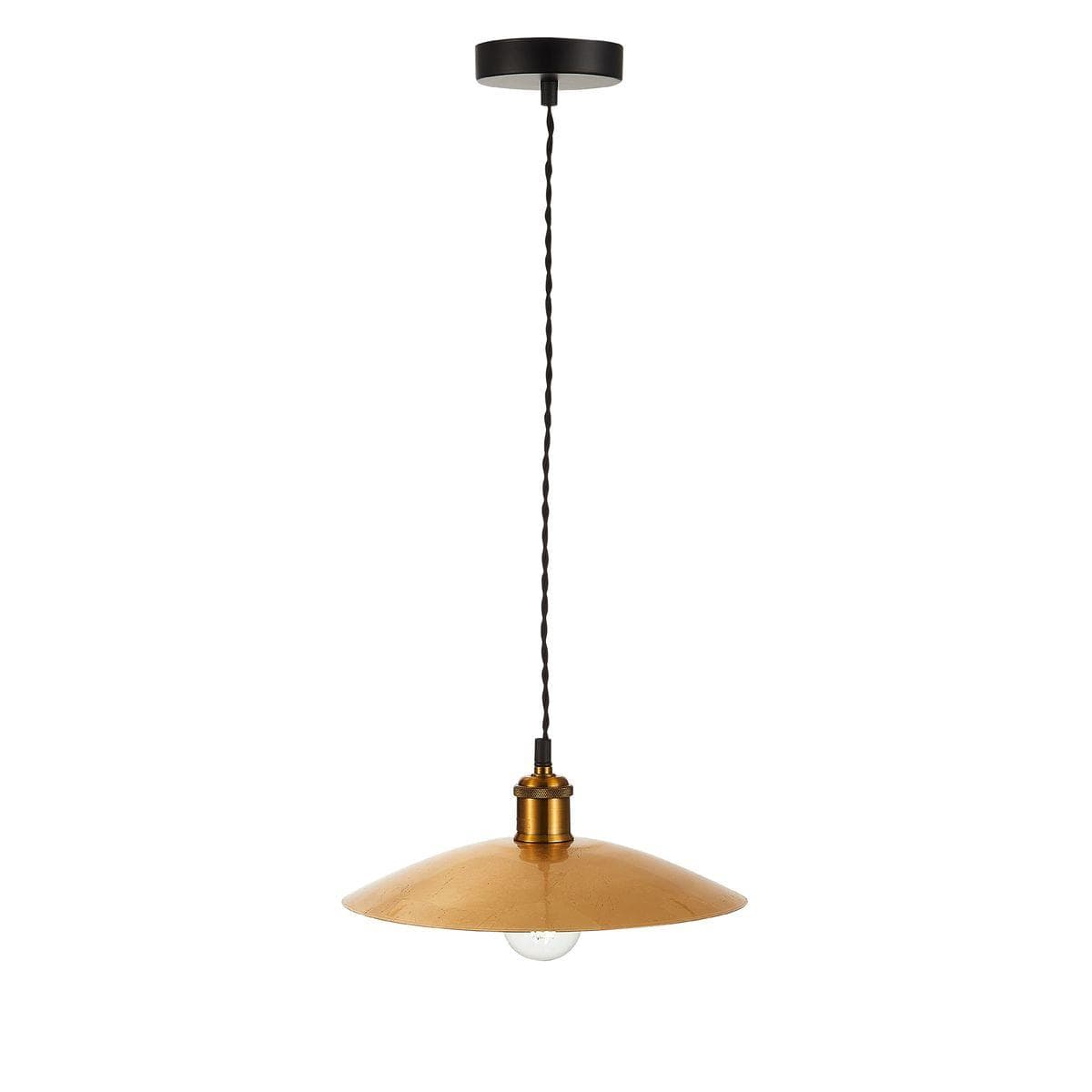 ST Luce SL1017.203.01 Светильник подвесной Черный/Золото E27 1*60W — миниатюра 3