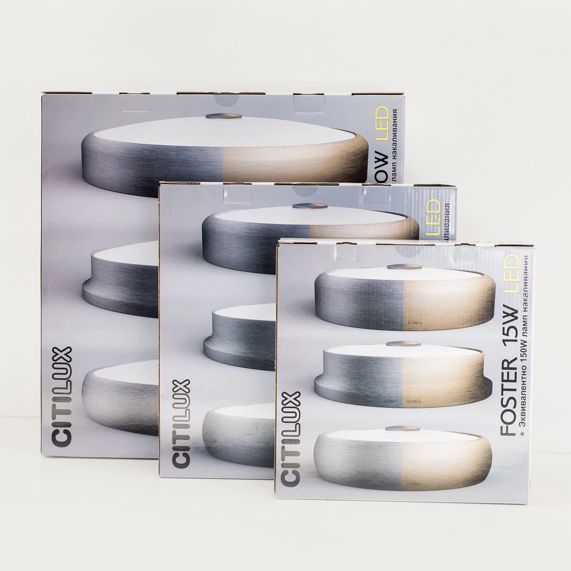 Citilux CL706320 Фостер-3 Белый Светильник Наст.-Потол — миниатюра 4