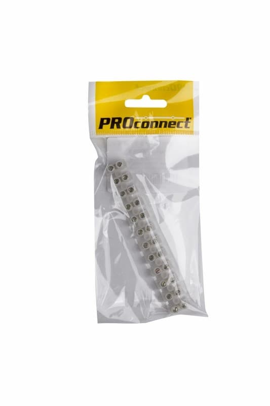 PROconnect Колодка клеммная КВ-6, 6А, 6 мм², индивидуальная упаковка, 1 шт. 07-5006-9