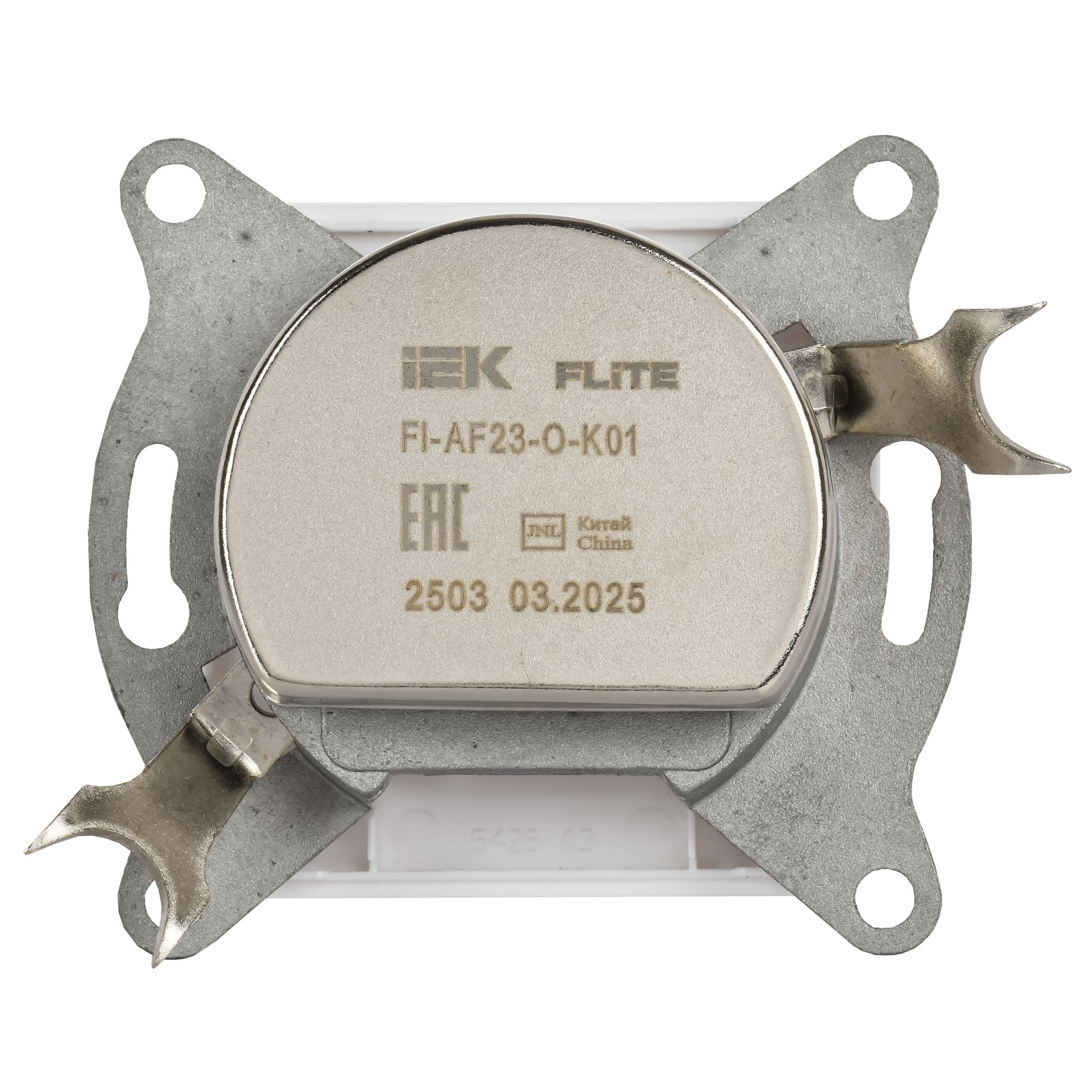 IEK FLITE Белый Розетка 2-местная TV+SAT экранированная оконечная — миниатюра 3