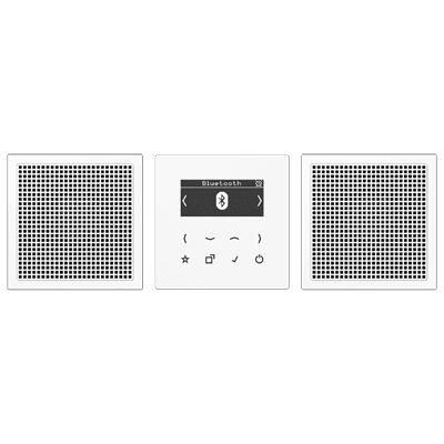 JUNG Смарт радио DAB+ Bluetooth, стерео белый DABLS2BTWW