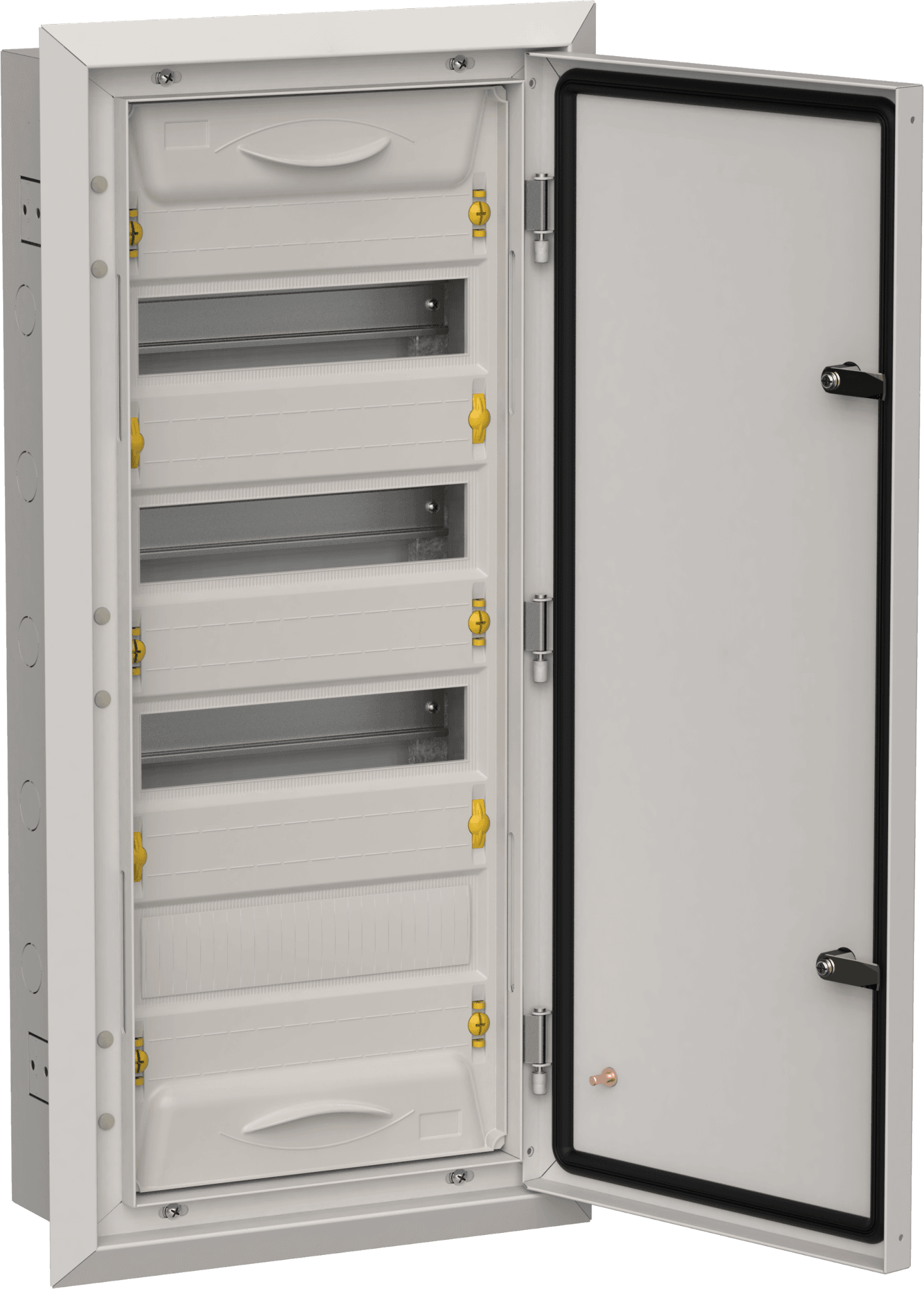 TITAN 5 Корпус мет. ЩРв-48 (1х48) 755х365х130 IP31 сер IEK