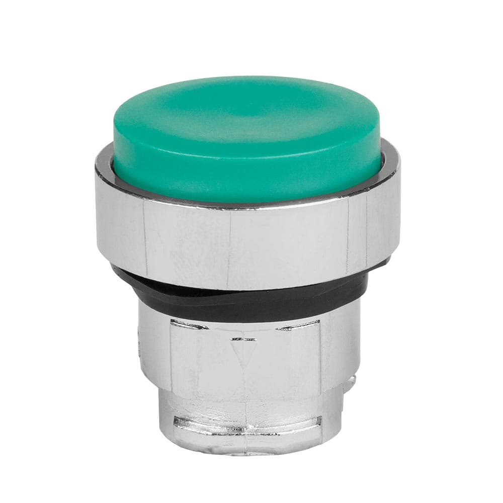 КЭАЗ Головка кнопки OptiSignal D22 A4-PJ-3 с выступ толк зеленая металл ZB4BL3