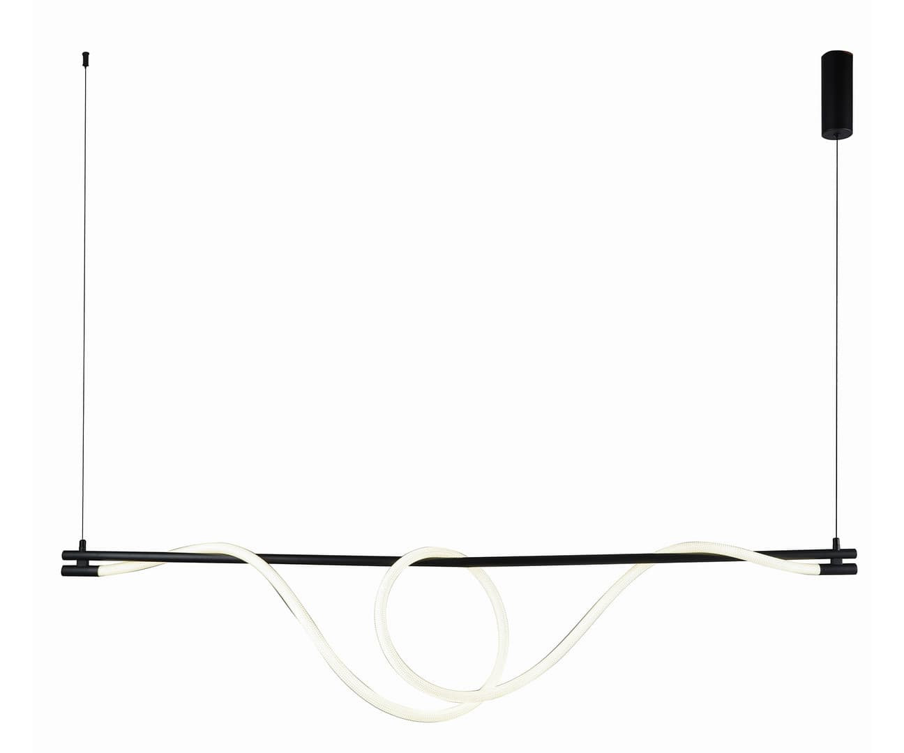 Kink Light 08062K-150,19 Подвес Салли черный L150 h120 Led 60W (4000K) с пультом ДУ