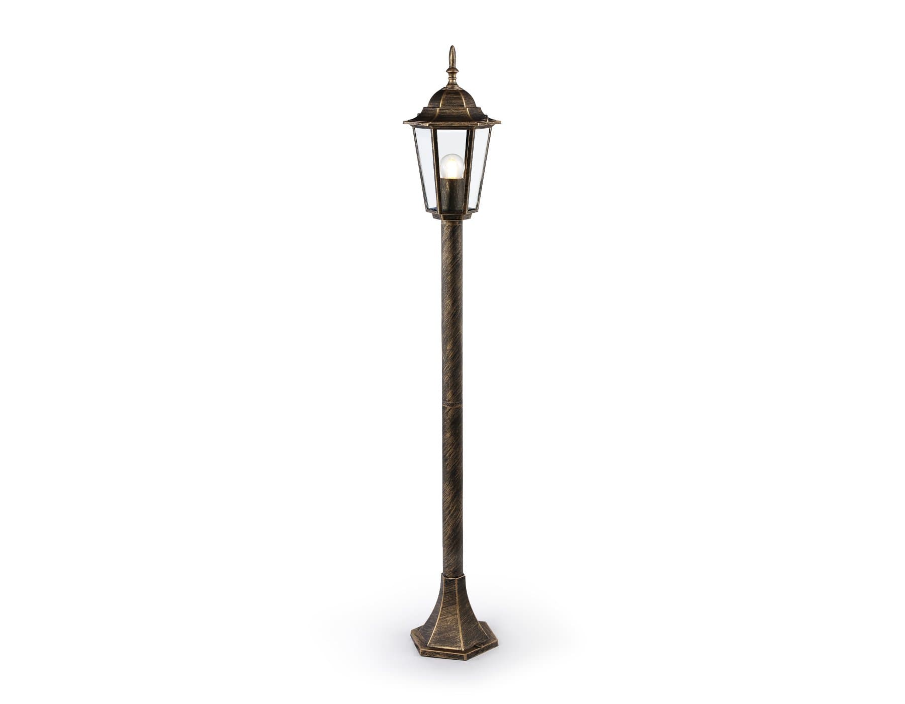 Ambrella Светильник уличный ландшафтный ST2039 GD/BK/CL золото/черный/прозрачный IP54 E27 max 40W D150*1100