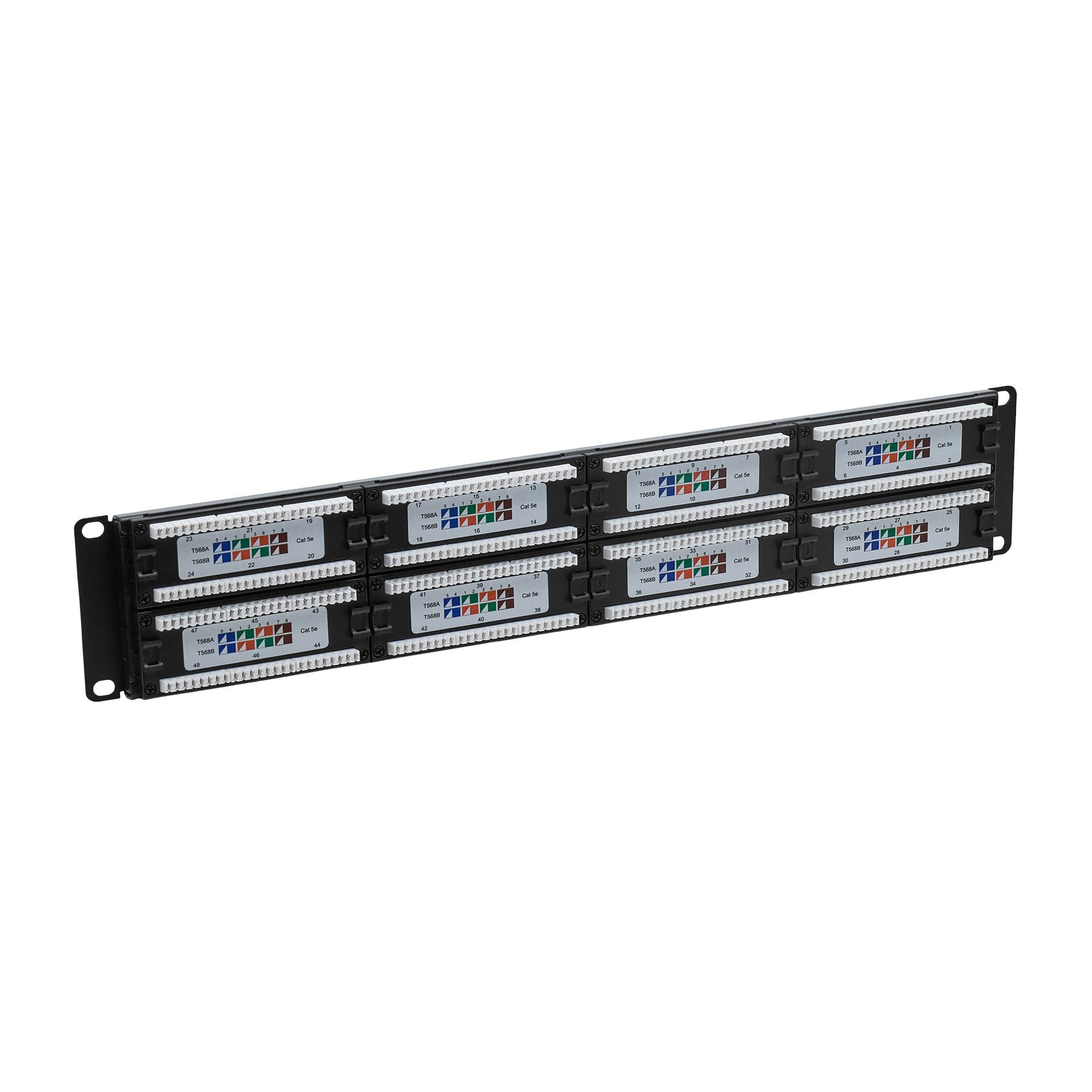 DKC Патч-панель 19",2U,CAT5E, 48 портов RJ45, неэкранированная — миниатюра 2