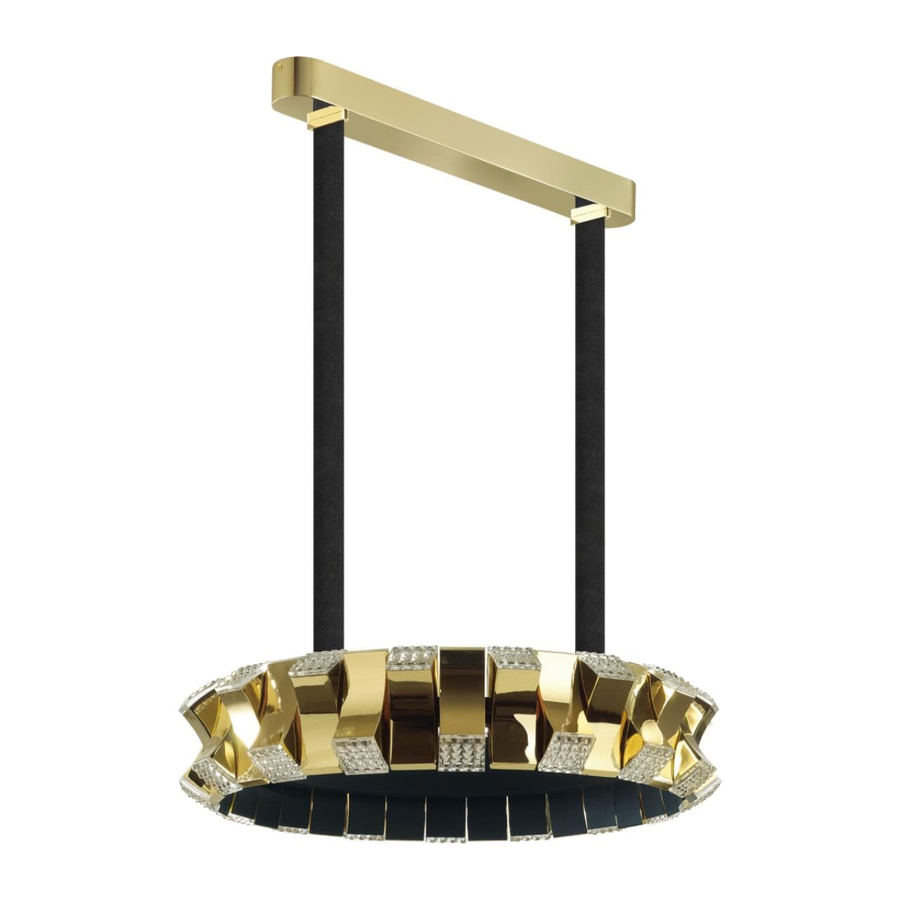 Odeon Light 4993/45L L-VISION ODL23 375 золотой/черный/металл/акрил Люстра LED 45W 3000K ASTURO