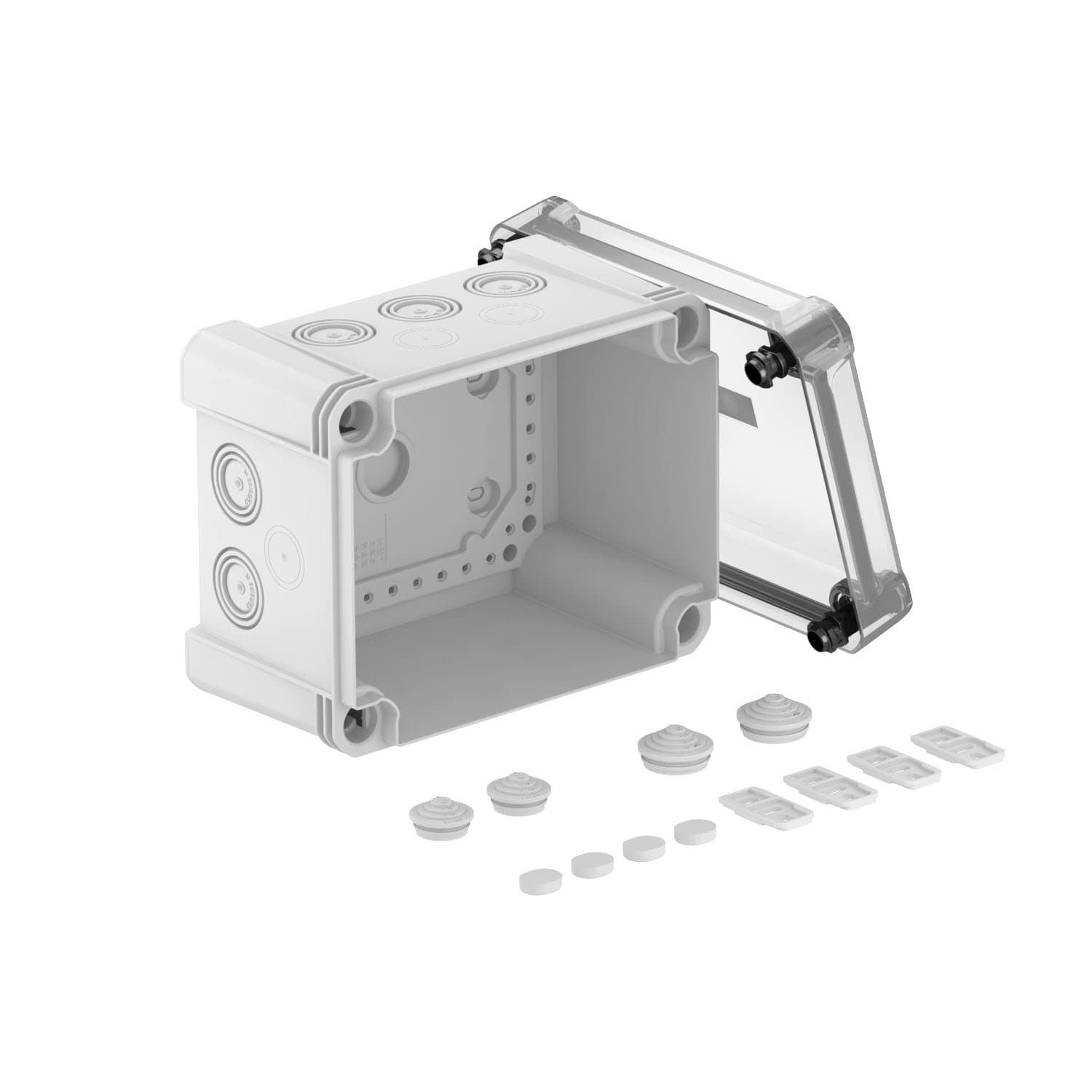 OBO Bettermann Распределительная коробка X10, IP 67, 191х151х126 мм, с прозрачной крышкой 2005066 — миниатюра 1