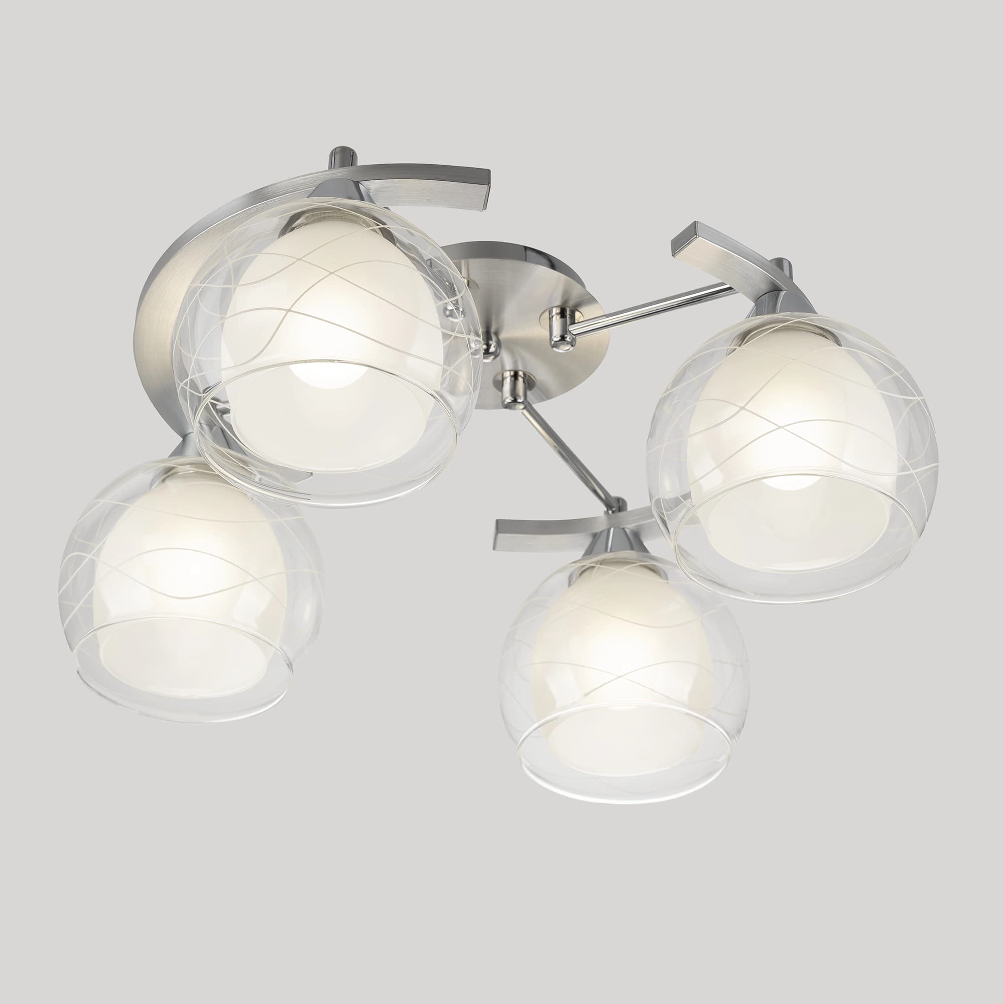 Citilux CL157142 Буги Алюм+Хром Светильник Люстра — миниатюра 2