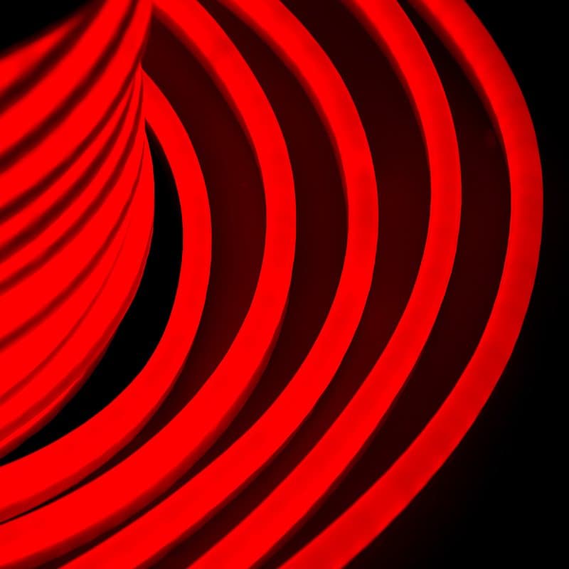 NEON-NIGHT Гибкий Неон DIP 12x26мм - красный, оболочка красная, бухта 50м 131-022 — миниатюра 1