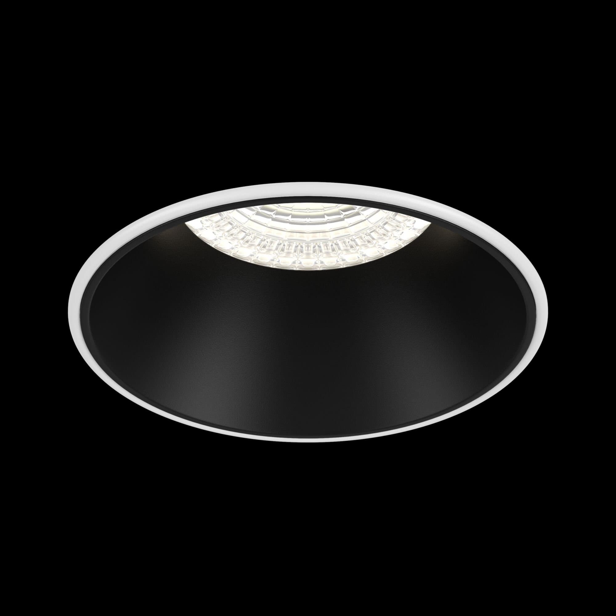Maytoni Downlight Черный Светильник встраиваемый (Набор) ( DL051-02W+DLA051-03B) DL051-2B — миниатюра 5