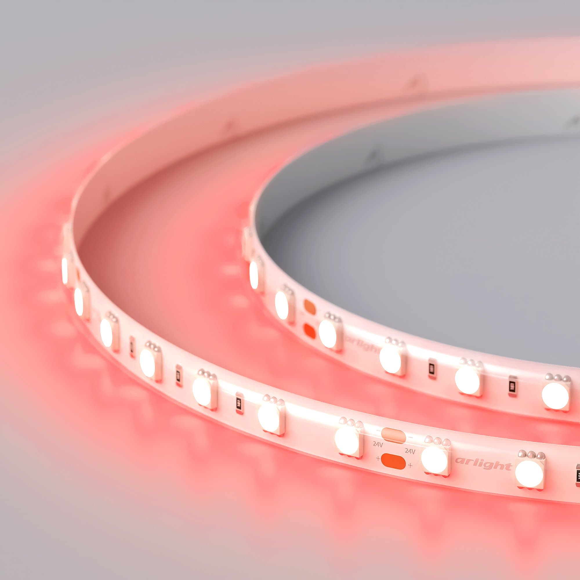 Arlight Светодиодная лента RTW 2-5000SE 24V Red 2x (5060, 300 LED, LUX) (14.4 Вт/м, IP65) 015597 — миниатюра 3