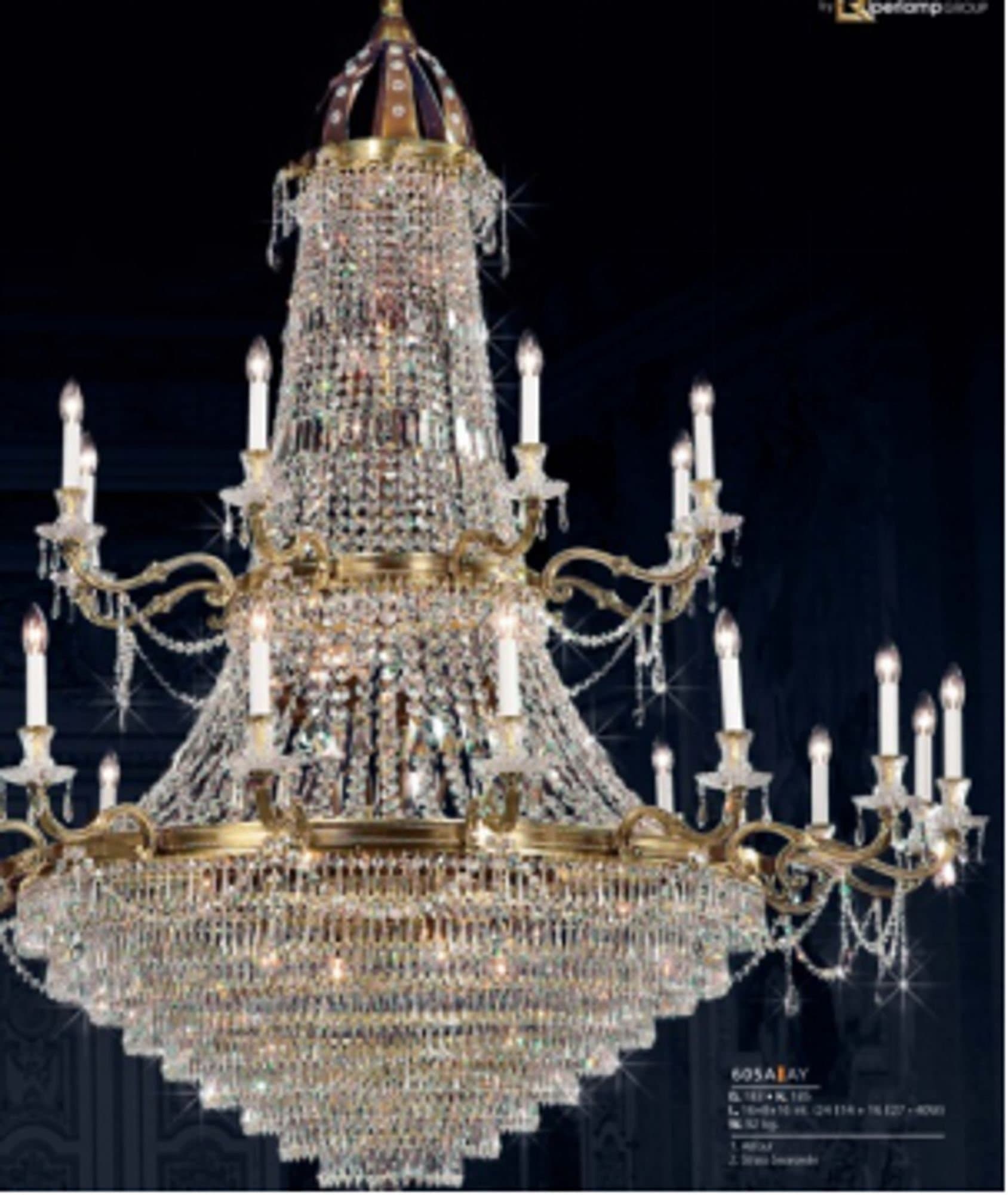Maytoni Classic Palace Золото Антик Люстра E27 60W DIA890-PL-42-G — миниатюра 7