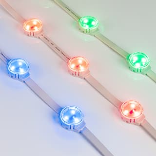 Arlight Модуль управляемый SOLEX-DMX-3535-3-12V RGB 120deg (D30x16mm, 0.75W, IP67) (-) 028876 — миниатюра 1