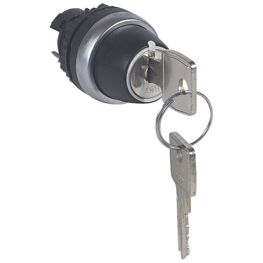 Legrand Osmoz Переключатель с ключом № 455 для комплектации без подсветки IP 66 3 положения с фиксацией 90° 023964