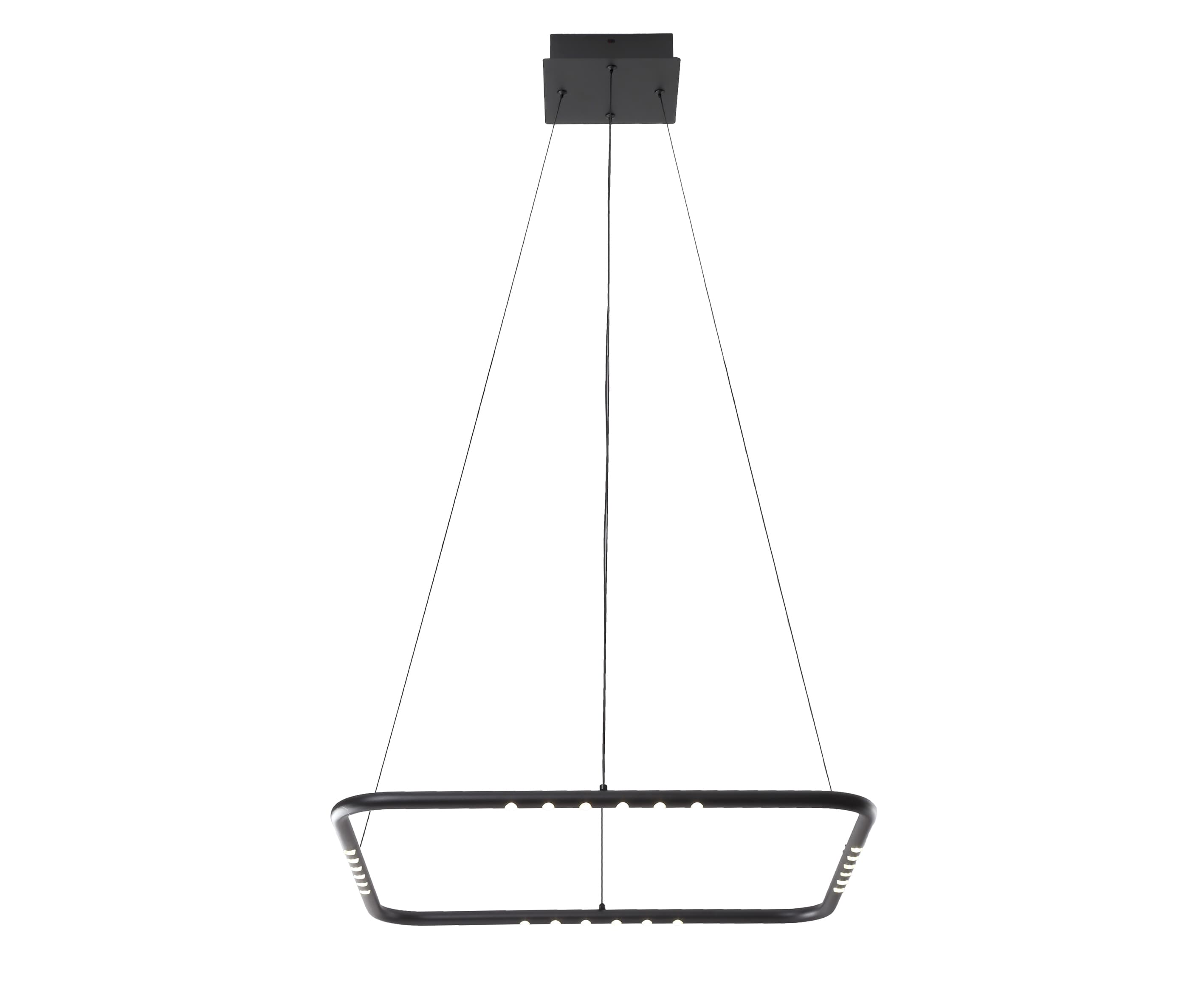 Kink Light 08557-60*60,19 Подвес диммируемый Магни черный w60*60 h200 Led 24W (4000K) с пультом ДУ