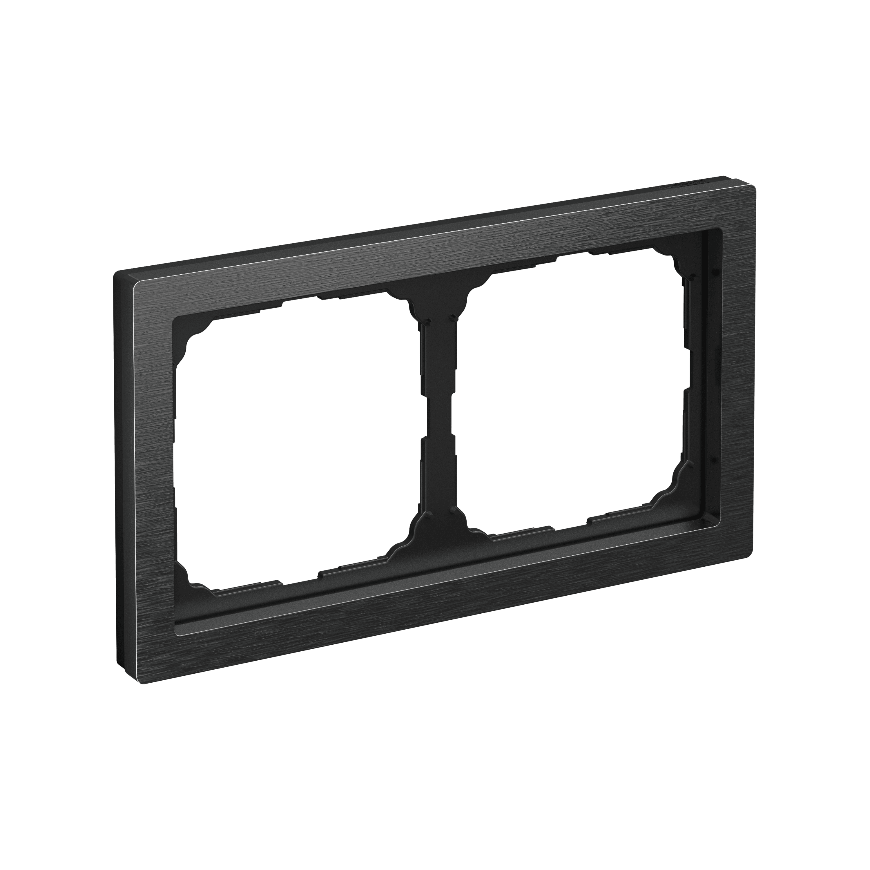 Systeme Electric ArtGallery Pure Металл Оникс Рамка 2-ая — миниатюра 7