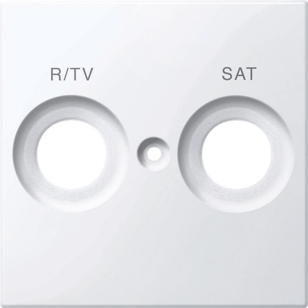 SE Merten SM Бел Актив Накладка розетки TV-FM/TV-FM-SAT с маркировкой MTN299825 — миниатюра 2