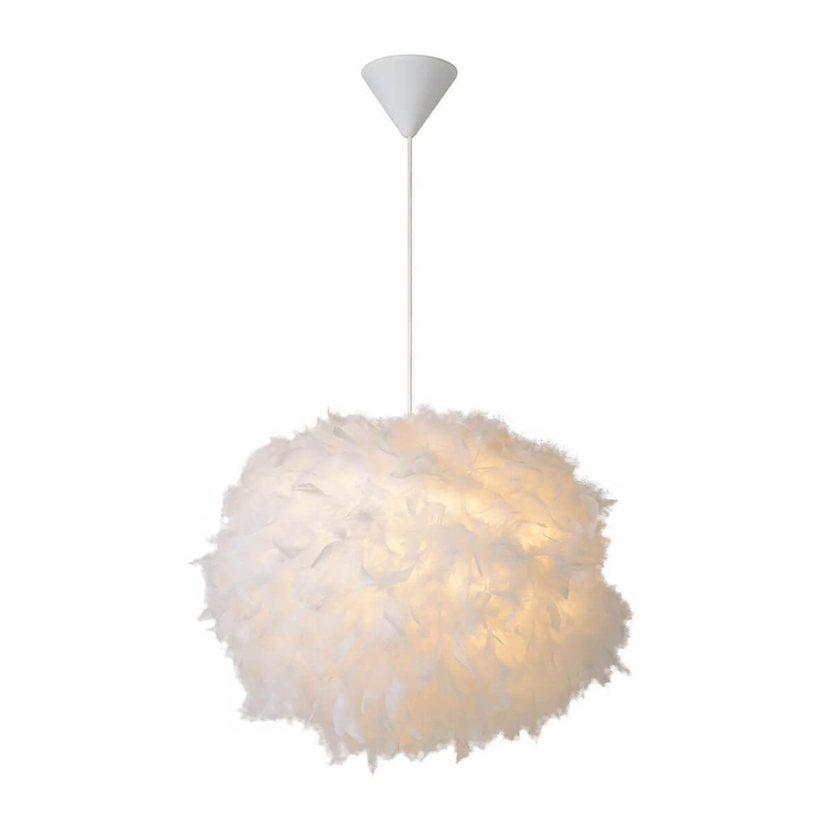 Lucide 71367/50/31 Светильник подвесной GOOSY SOFT Pendant E27 Ø50cm White
