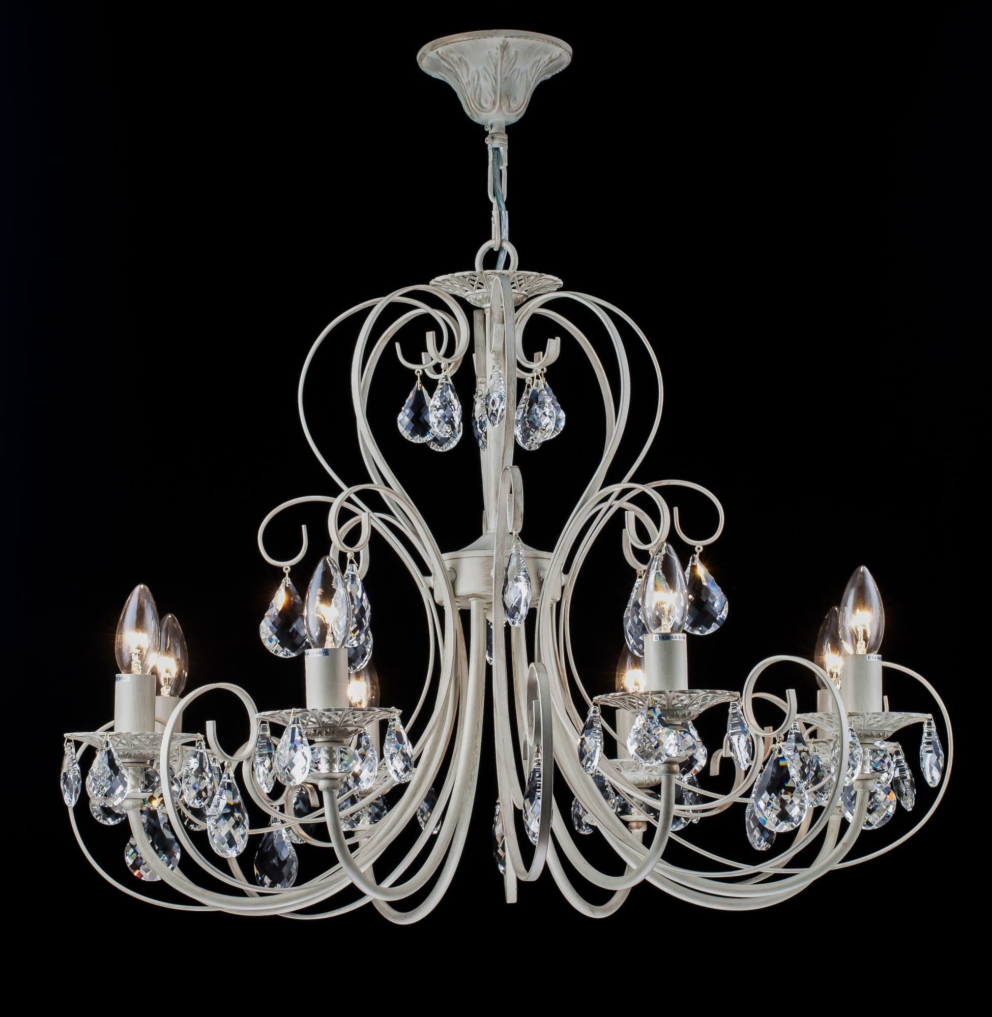 Maytoni Elegant Princess Жемчужное Золото Люстра 8xE14 60W ARM270-08-R — миниатюра 2
