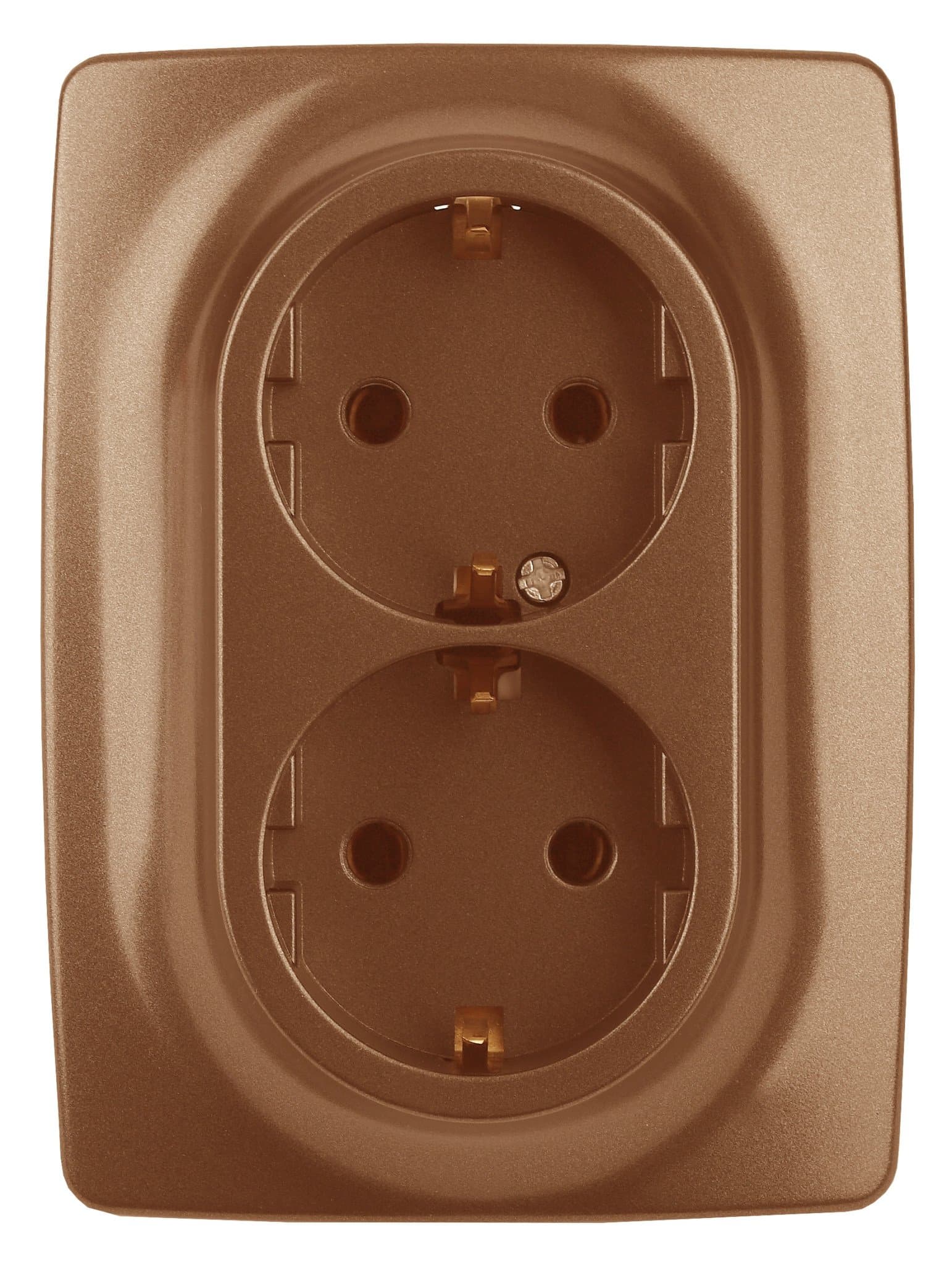 ЭРА 12-2106-14 Розетка 2X2P+E Schuko, 16A-250В, IP20, 12, Медь