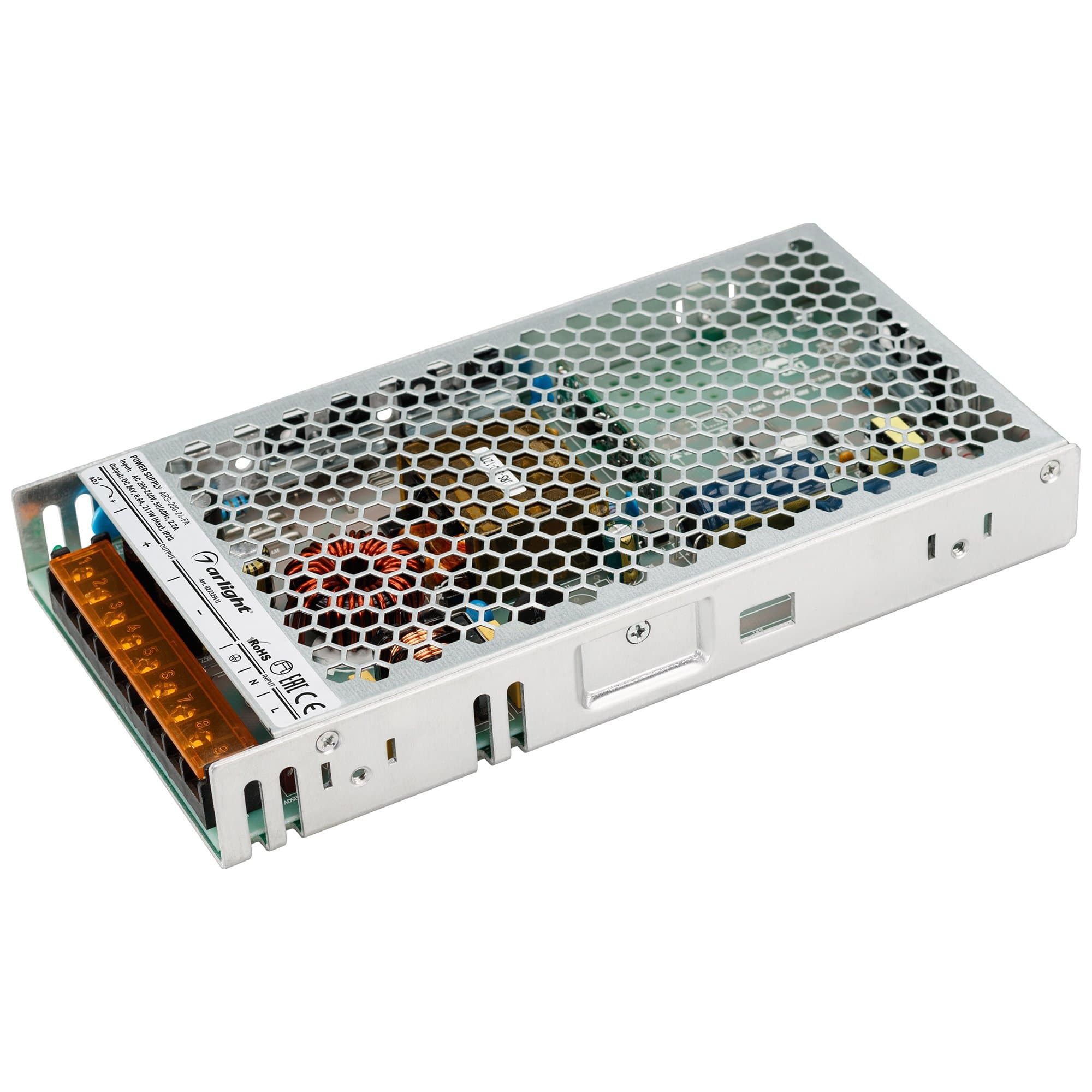 Arlight Блок питания ARS-200-24-FA (24V, 8.8A, 211W) (IP20 Сетка, 3 года) 027329(1)