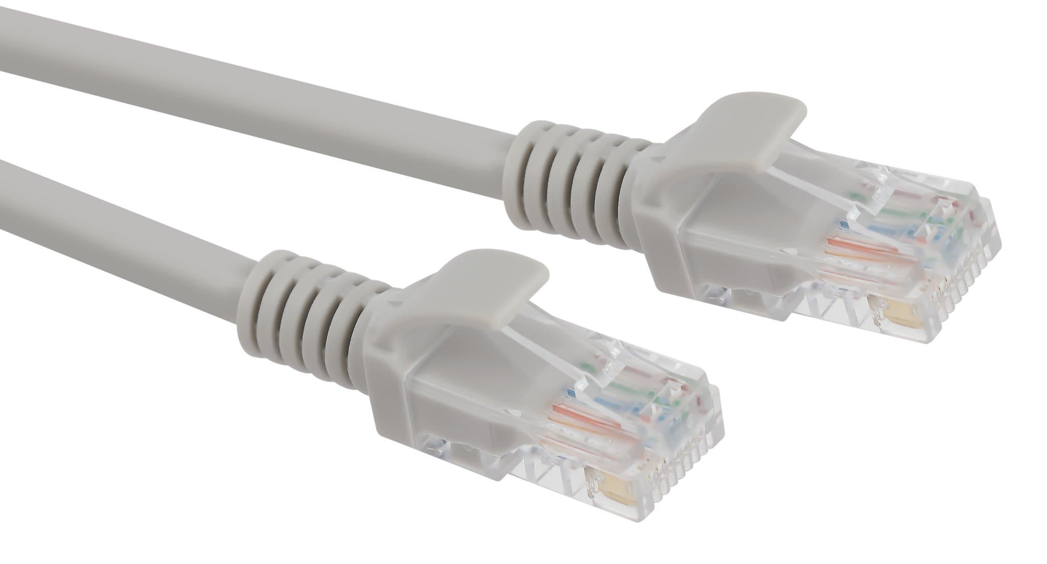 ЭРА Патч корд PC-3U U/UTP категория 5e, длина 3 метра, неэкранированный, серый, Cu