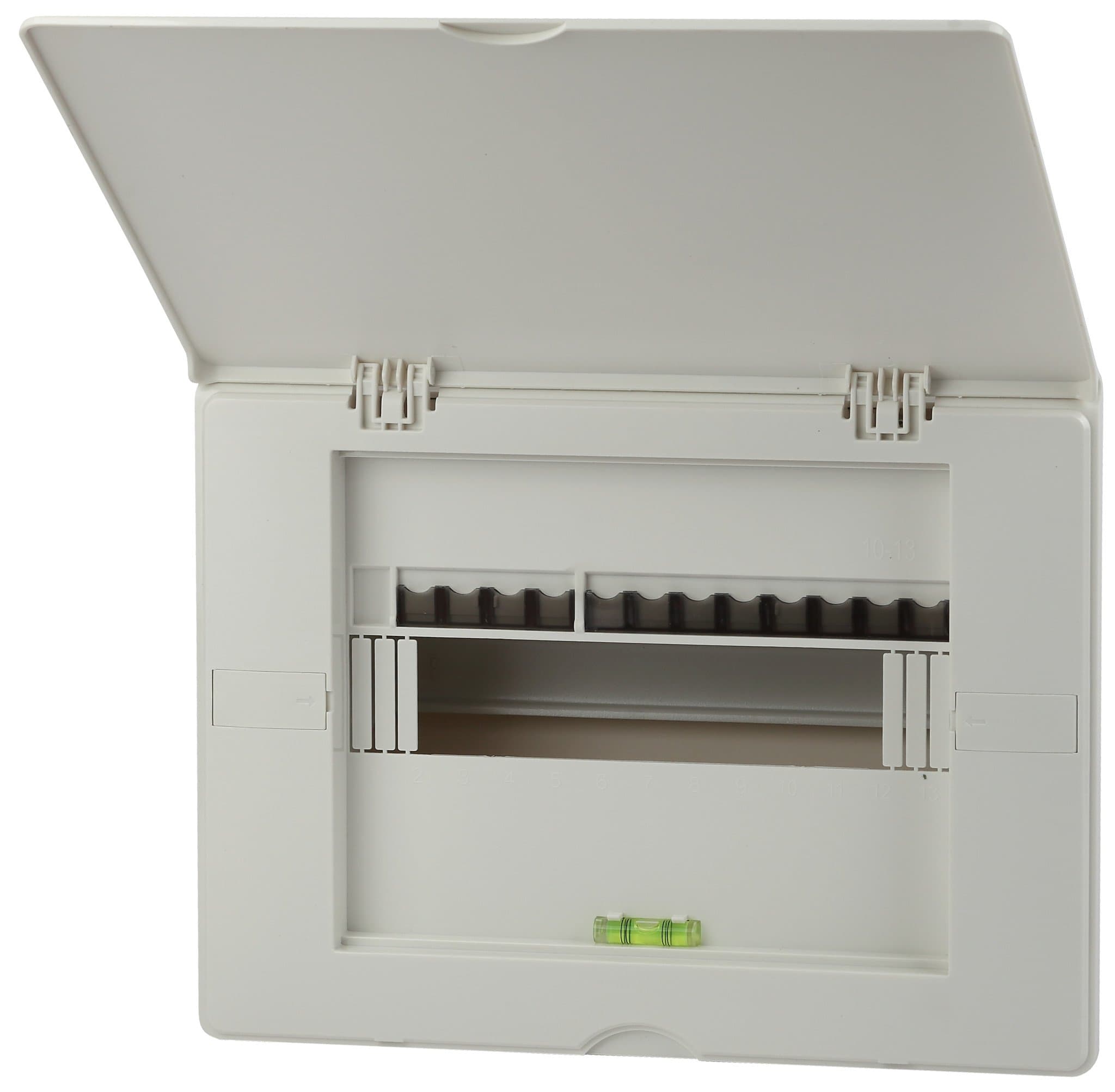 ЭРА Пластиковый бокс встраиваемый White_UBOX13 UNIQUE 13 модулей встраиваемый с белой крышкой
