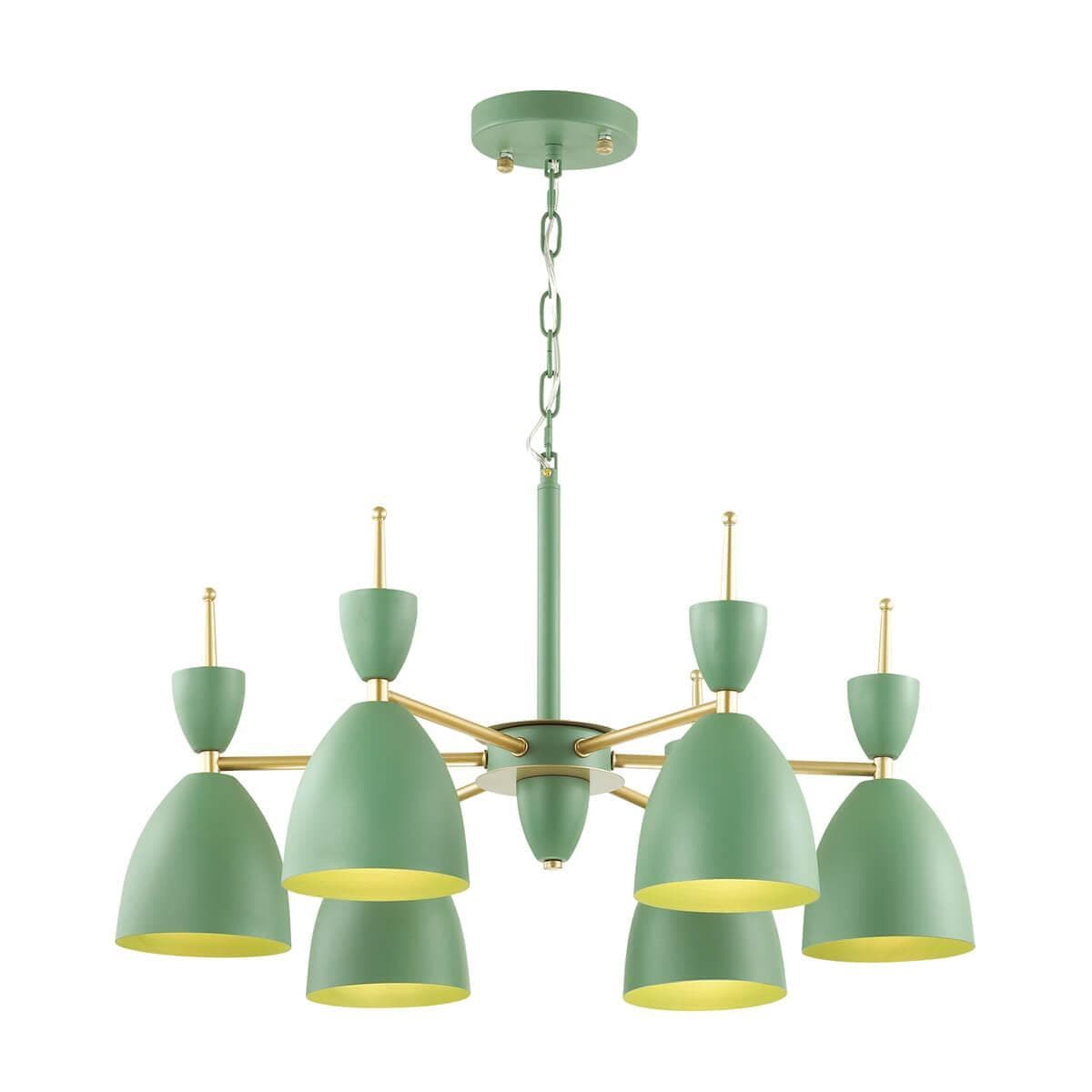 Lumion 3785/6 LN19 073 зеленый, золото Люстра E27 6*60W 220V GEMMA