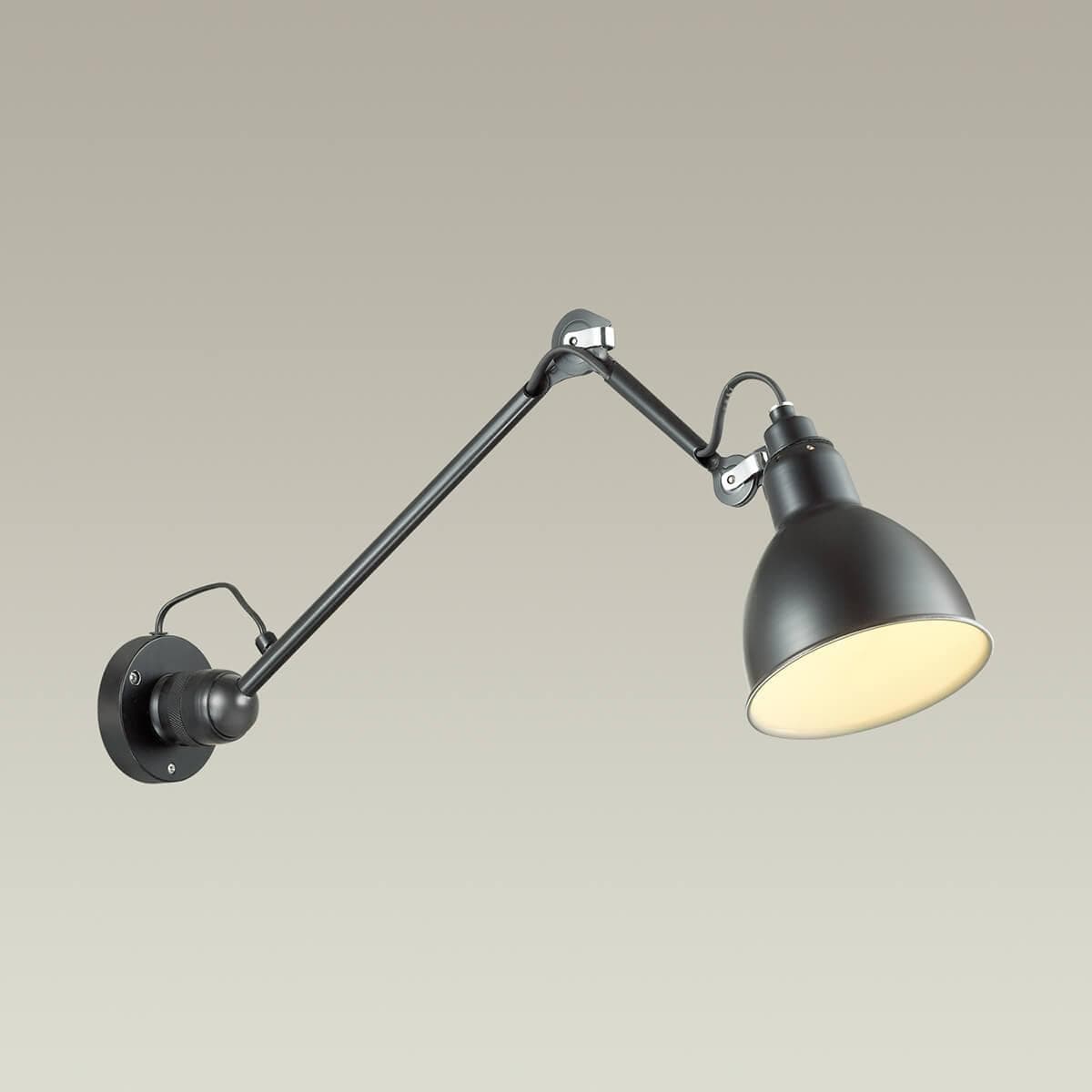 Odeon Light 4125/1WD 19 311 Бра на кронштейне черный Е14 1*40W ARTA — миниатюра 2