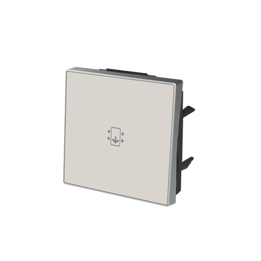 ABB SKY Дюна Накладка для механизма карточного выключателя с линзой подсветки и маркировкой 2CLA851400A6201 — миниатюра 2