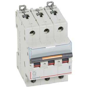 Legrand DX3 Автоматический выключатель 3P 2A (С) 25кА 409778 — миниатюра 2