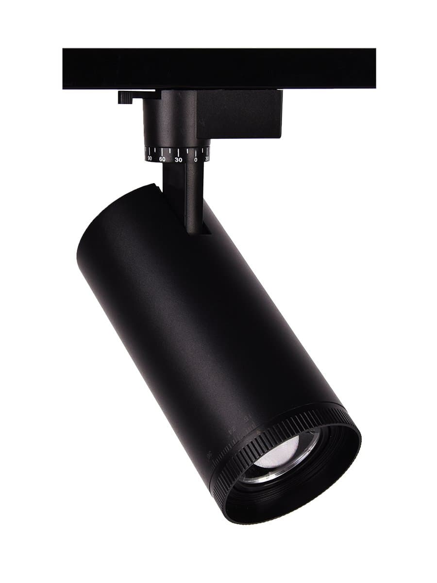 Jazzway Черный Трековый прожектор PTR 0728 ZOOM 28w BL ZOOM .5030534