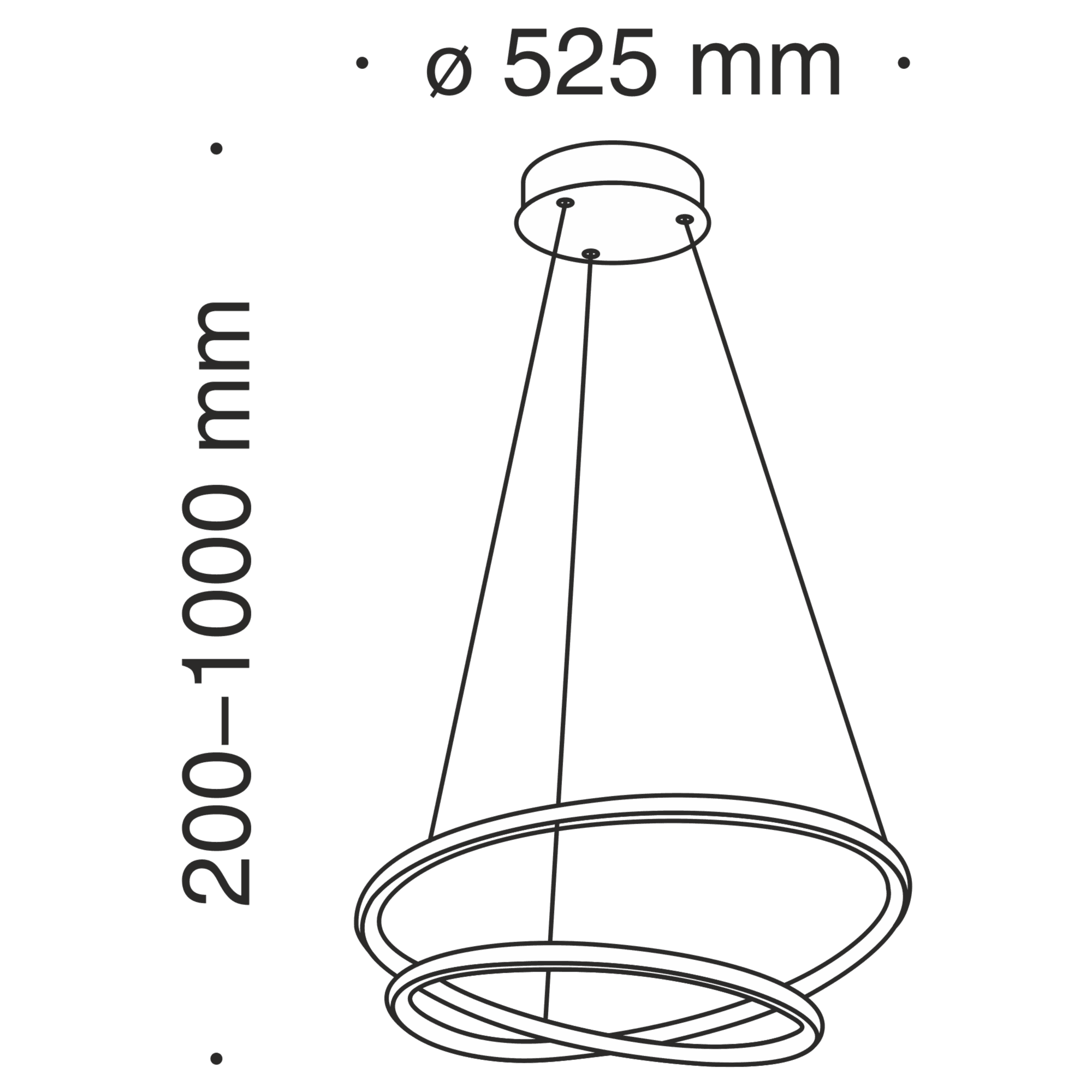 Maytoni Technical Nola Белый Подвесной светильник LED 47W 3000Лм MOD100PL-L47W — миниатюра 4