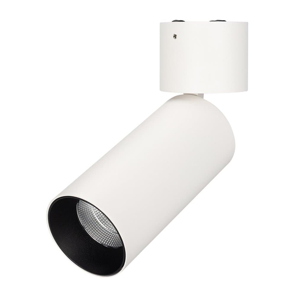 Arlight Светильник SP-POLO-SURFACE-FLAP-R65-8W Warm3000 (WH-BK, 40 deg) (IP20 Металл, 3 года) 027533