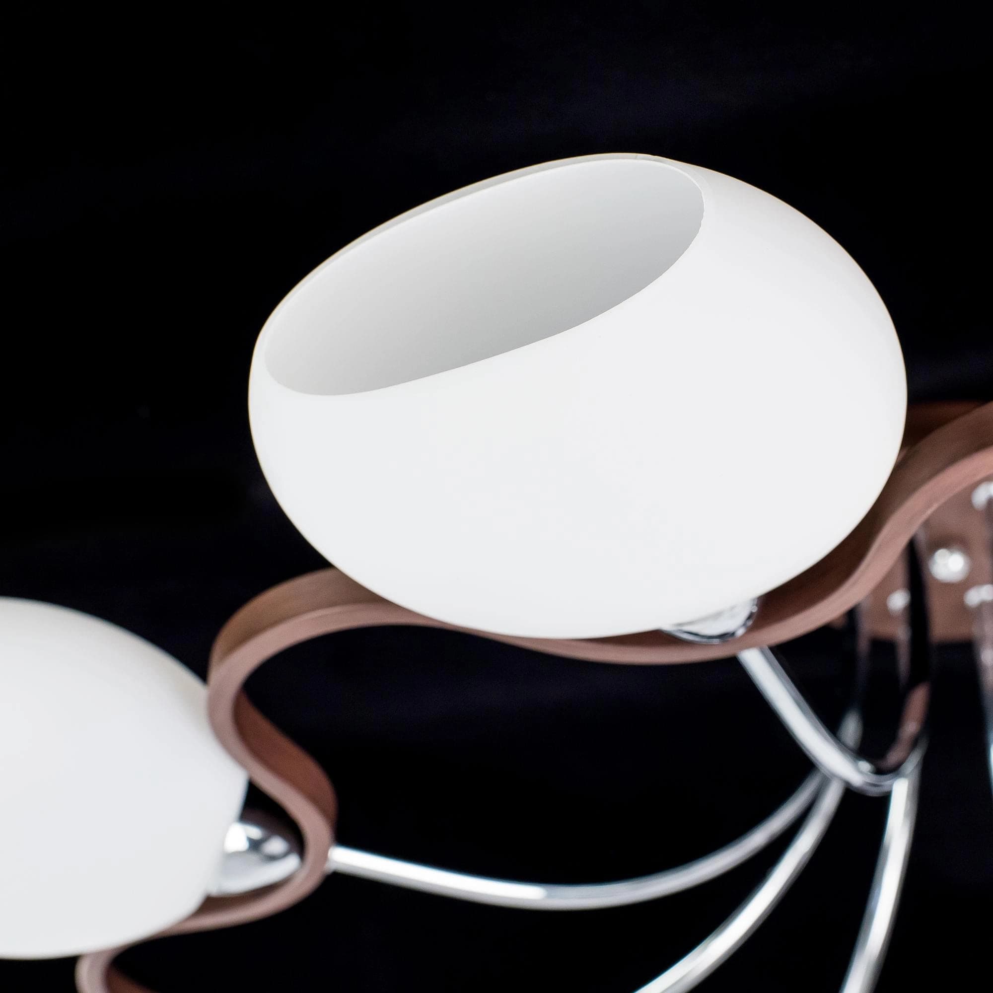 Citilux CL131181 Октава Хром+Венге Светильник Люстра — миниатюра 5