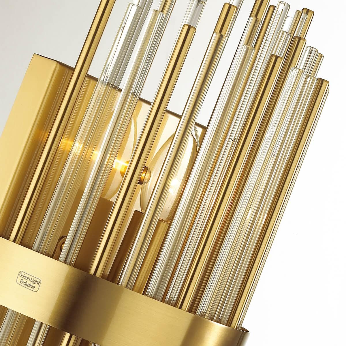 Odeon Light 4854/4W HALL ODL_EX21 золото/стекло Настенный светильник E14 4*40W высота 890см EMPIRE — миниатюра 4