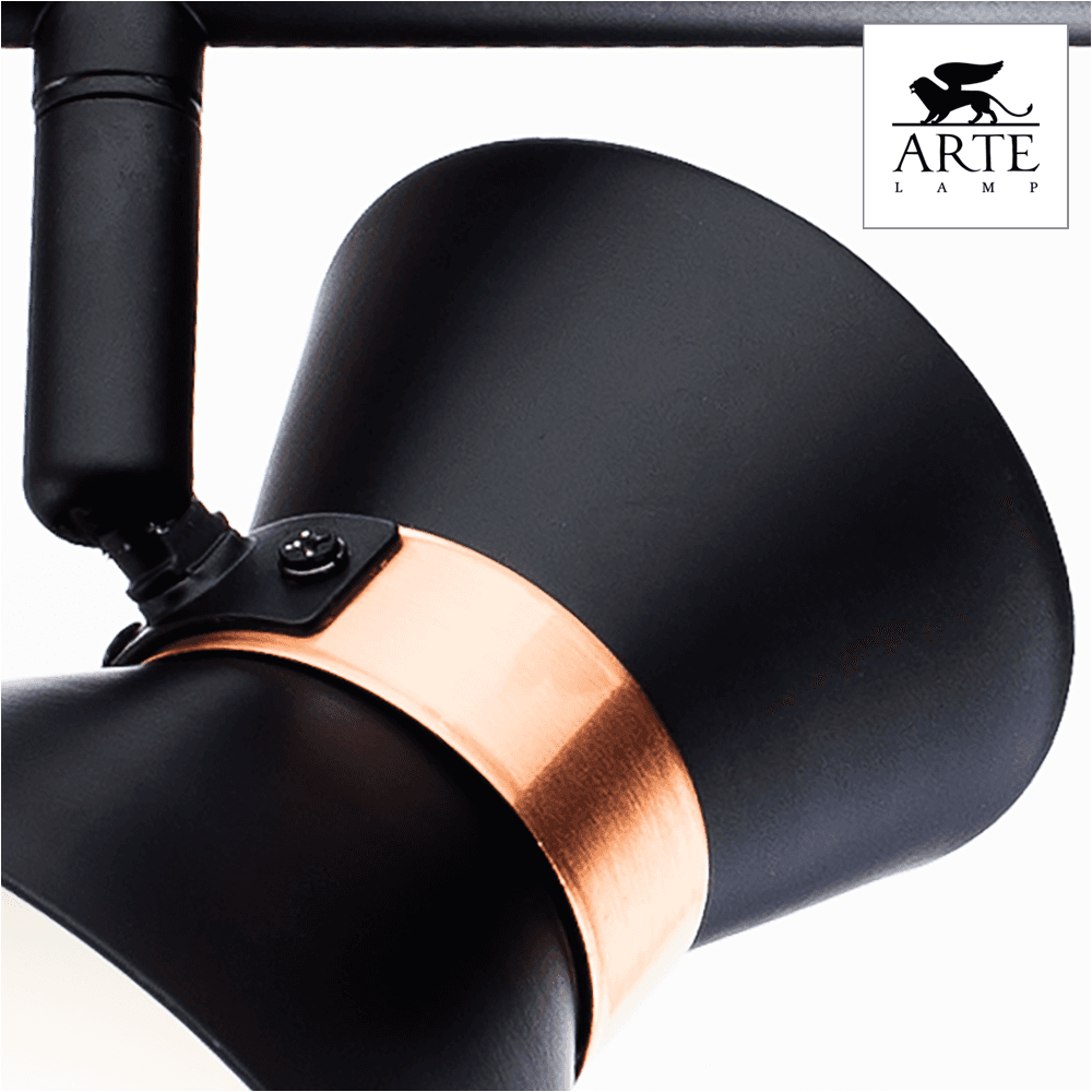 Arte Lamp Baltimore Черный Спот 2x40W 2xE14 A1406AP-2BK — миниатюра 3