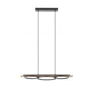Eglo 99625 Подвесной потолочный светильник (люстра) BOYAL, LED 12,5W, 1800lm, LED12,5W, 1800lm, LED15,5W, 2250lm, L1010, B400, H1100, сталь/дерево/кер